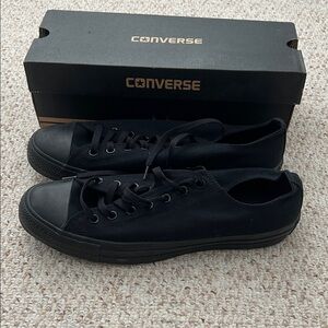 Converse All Black Low-Top Sneakers
